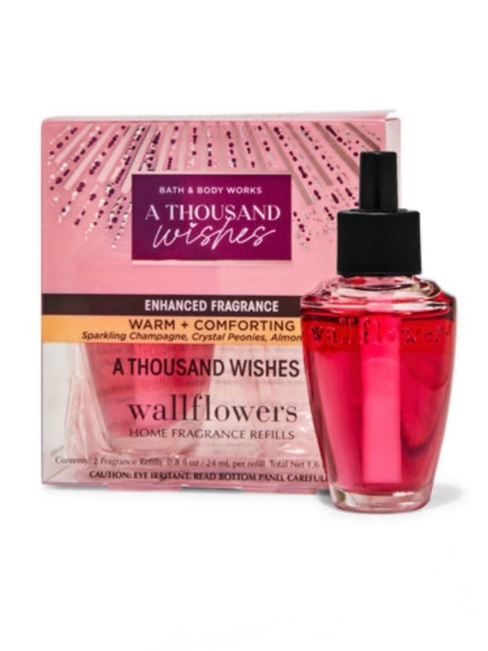 Bath & Body Works Wallflower Refills A Thousand Wishes 2 Pack Refill Nwt